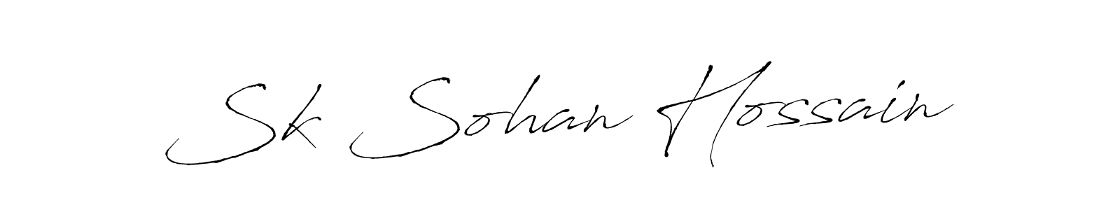 Sk Sohan Hossain stylish signature style. Best Handwritten Sign (Antro_Vectra) for my name. Handwritten Signature Collection Ideas for my name Sk Sohan Hossain. Sk Sohan Hossain signature style 6 images and pictures png