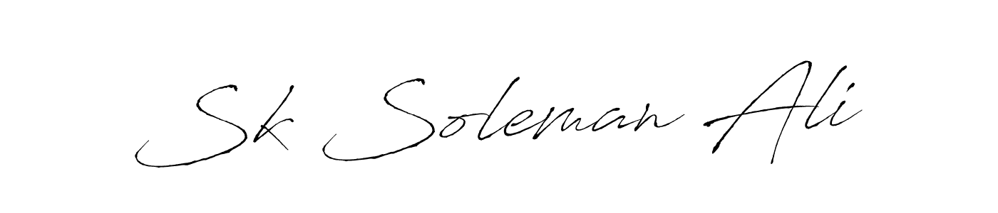 You can use this online signature creator to create a handwritten signature for the name Sk Soleman Ali. This is the best online autograph maker. Sk Soleman Ali signature style 6 images and pictures png