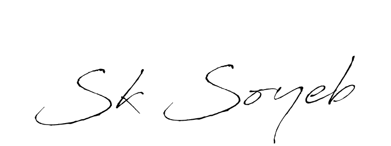 Antro_Vectra is a professional signature style that is perfect for those who want to add a touch of class to their signature. It is also a great choice for those who want to make their signature more unique. Get Sk Soyeb name to fancy signature for free. Sk Soyeb signature style 6 images and pictures png