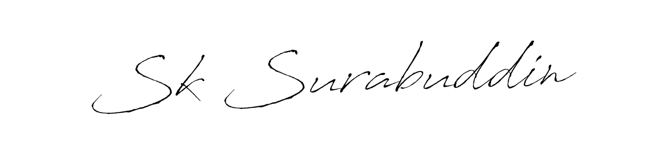 Also we have Sk Surabuddin name is the best signature style. Create professional handwritten signature collection using Antro_Vectra autograph style. Sk Surabuddin signature style 6 images and pictures png