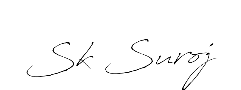 Sk Suroj stylish signature style. Best Handwritten Sign (Antro_Vectra) for my name. Handwritten Signature Collection Ideas for my name Sk Suroj. Sk Suroj signature style 6 images and pictures png