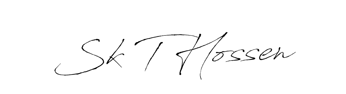 Also You can easily find your signature by using the search form. We will create Sk T Hossen name handwritten signature images for you free of cost using Antro_Vectra sign style. Sk T Hossen signature style 6 images and pictures png