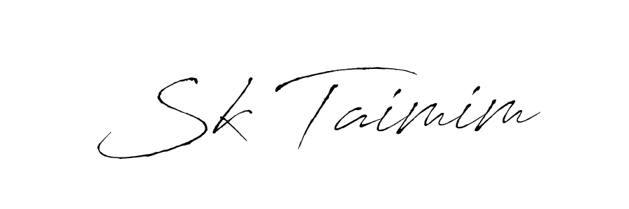 Also we have Sk Taimim name is the best signature style. Create professional handwritten signature collection using Antro_Vectra autograph style. Sk Taimim signature style 6 images and pictures png