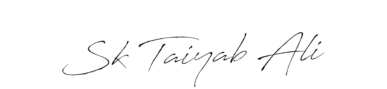Antro_Vectra is a professional signature style that is perfect for those who want to add a touch of class to their signature. It is also a great choice for those who want to make their signature more unique. Get Sk Taiyab Ali name to fancy signature for free. Sk Taiyab Ali signature style 6 images and pictures png