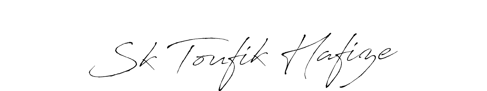 Design your own signature with our free online signature maker. With this signature software, you can create a handwritten (Antro_Vectra) signature for name Sk Toufik Hafize. Sk Toufik Hafize signature style 6 images and pictures png