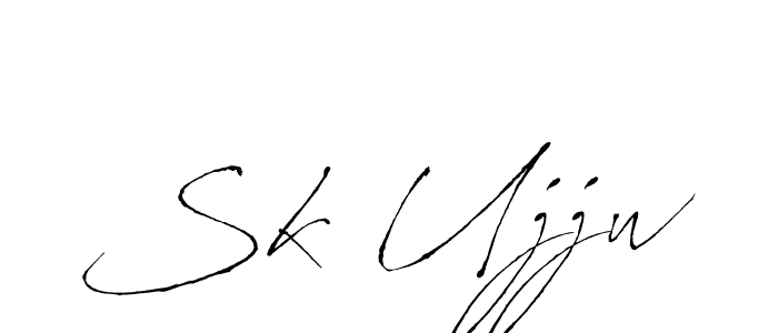 Make a short Sk Ujjw signature style. Manage your documents anywhere anytime using Antro_Vectra. Create and add eSignatures, submit forms, share and send files easily. Sk Ujjw signature style 6 images and pictures png