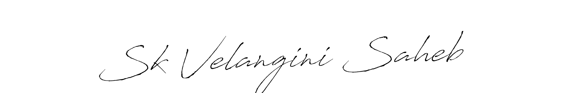 Design your own signature with our free online signature maker. With this signature software, you can create a handwritten (Antro_Vectra) signature for name Sk Velangini Saheb. Sk Velangini Saheb signature style 6 images and pictures png