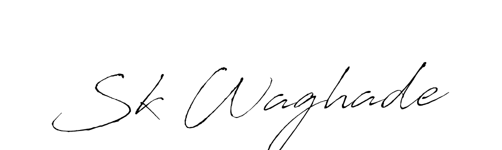 Make a beautiful signature design for name Sk Waghade. Use this online signature maker to create a handwritten signature for free. Sk Waghade signature style 6 images and pictures png