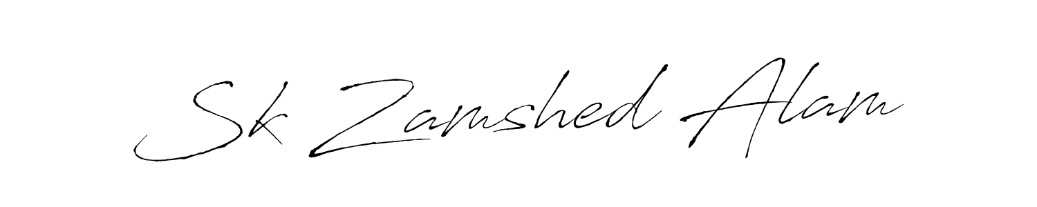 It looks lik you need a new signature style for name Sk Zamshed Alam. Design unique handwritten (Antro_Vectra) signature with our free signature maker in just a few clicks. Sk Zamshed Alam signature style 6 images and pictures png
