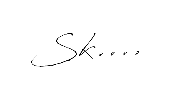 This is the best signature style for the Sk.... name. Also you like these signature font (Antro_Vectra). Mix name signature. Sk.... signature style 6 images and pictures png