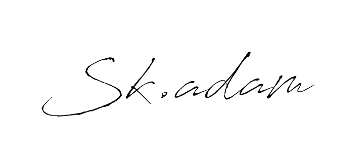 It looks lik you need a new signature style for name Sk.adam. Design unique handwritten (Antro_Vectra) signature with our free signature maker in just a few clicks. Sk.adam signature style 6 images and pictures png