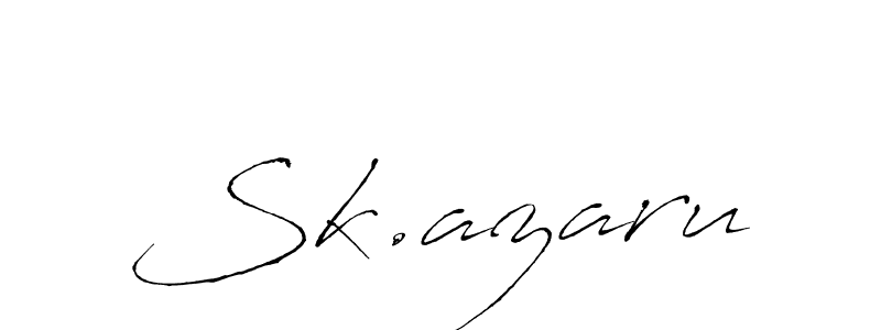 Also we have Sk.azaru name is the best signature style. Create professional handwritten signature collection using Antro_Vectra autograph style. Sk.azaru signature style 6 images and pictures png