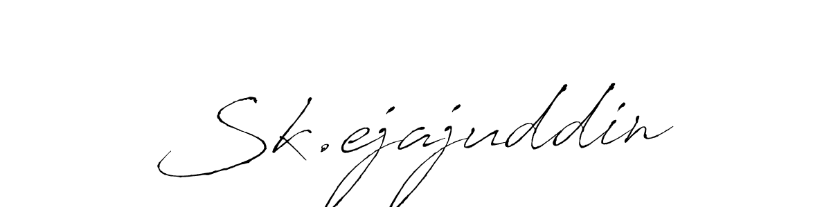 How to make Sk.ejajuddin signature? Antro_Vectra is a professional autograph style. Create handwritten signature for Sk.ejajuddin name. Sk.ejajuddin signature style 6 images and pictures png