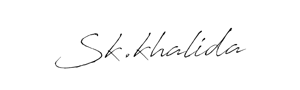 This is the best signature style for the Sk.khalida name. Also you like these signature font (Antro_Vectra). Mix name signature. Sk.khalida signature style 6 images and pictures png