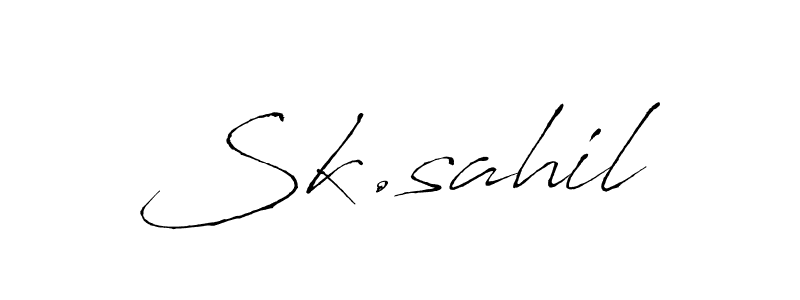 Similarly Antro_Vectra is the best handwritten signature design. Signature creator online .You can use it as an online autograph creator for name Sk.sahil. Sk.sahil signature style 6 images and pictures png