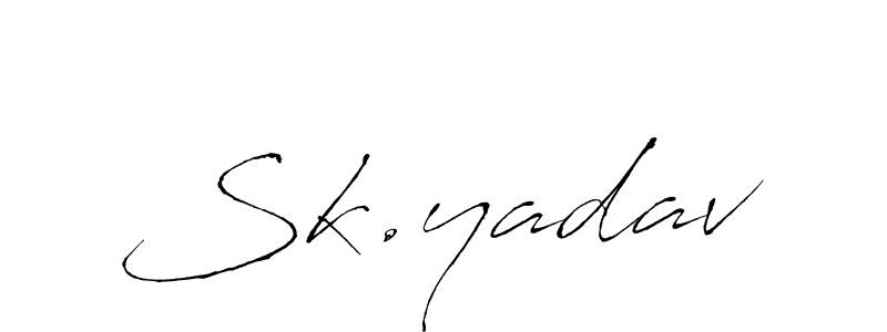 Make a short Sk.yadav signature style. Manage your documents anywhere anytime using Antro_Vectra. Create and add eSignatures, submit forms, share and send files easily. Sk.yadav signature style 6 images and pictures png