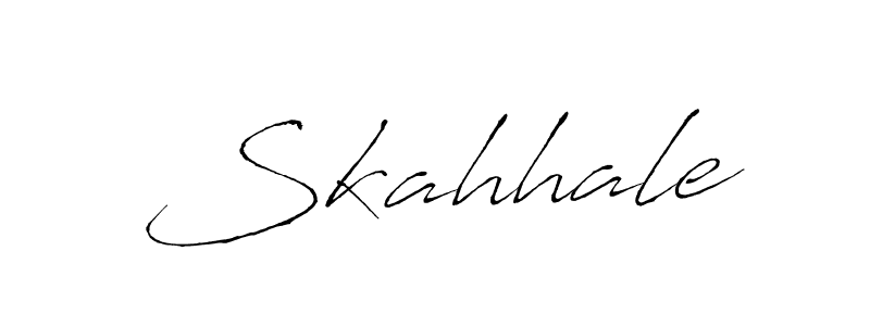 Here are the top 10 professional signature styles for the name Skahhale. These are the best autograph styles you can use for your name. Skahhale signature style 6 images and pictures png