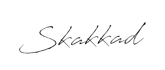 Create a beautiful signature design for name Skakkad. With this signature (Antro_Vectra) fonts, you can make a handwritten signature for free. Skakkad signature style 6 images and pictures png