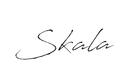 Create a beautiful signature design for name Skala. With this signature (Antro_Vectra) fonts, you can make a handwritten signature for free. Skala signature style 6 images and pictures png