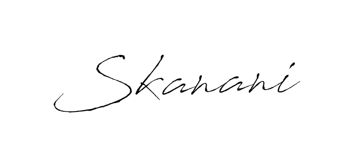 How to Draw Skanani signature style? Antro_Vectra is a latest design signature styles for name Skanani. Skanani signature style 6 images and pictures png