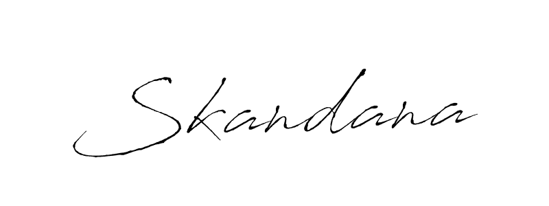 How to Draw Skandana signature style? Antro_Vectra is a latest design signature styles for name Skandana. Skandana signature style 6 images and pictures png