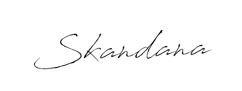 How to Draw Skandana signature style? Antro_Vectra is a latest design signature styles for name Skandana. Skandana signature style 6 images and pictures png