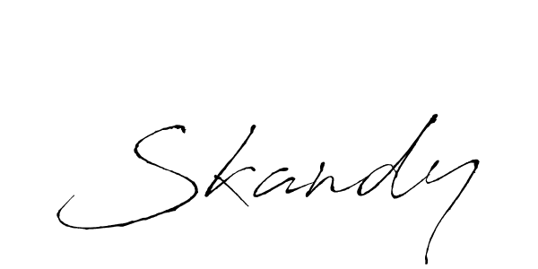 Once you've used our free online signature maker to create your best signature Antro_Vectra style, it's time to enjoy all of the benefits that Skandy name signing documents. Skandy signature style 6 images and pictures png