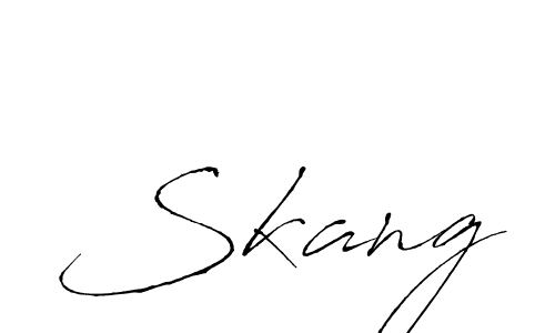 It looks lik you need a new signature style for name Skang. Design unique handwritten (Antro_Vectra) signature with our free signature maker in just a few clicks. Skang signature style 6 images and pictures png