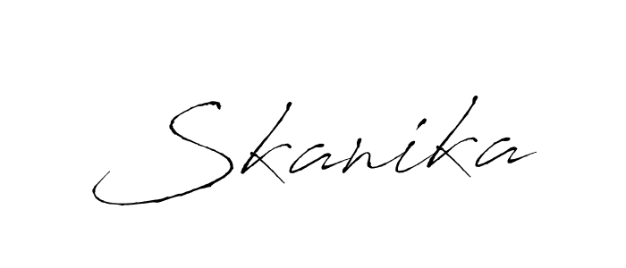 Similarly Antro_Vectra is the best handwritten signature design. Signature creator online .You can use it as an online autograph creator for name Skanika. Skanika signature style 6 images and pictures png