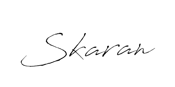 You should practise on your own different ways (Antro_Vectra) to write your name (Skaran) in signature. don't let someone else do it for you. Skaran signature style 6 images and pictures png