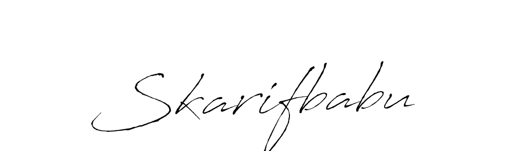 Antro_Vectra is a professional signature style that is perfect for those who want to add a touch of class to their signature. It is also a great choice for those who want to make their signature more unique. Get Skarifbabu name to fancy signature for free. Skarifbabu signature style 6 images and pictures png