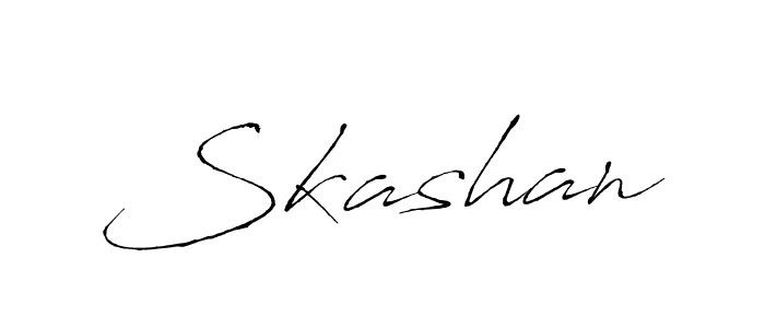 Also we have Skashan name is the best signature style. Create professional handwritten signature collection using Antro_Vectra autograph style. Skashan signature style 6 images and pictures png