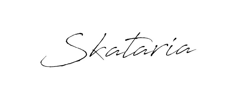 Skataria stylish signature style. Best Handwritten Sign (Antro_Vectra) for my name. Handwritten Signature Collection Ideas for my name Skataria. Skataria signature style 6 images and pictures png