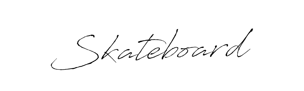 Design your own signature with our free online signature maker. With this signature software, you can create a handwritten (Antro_Vectra) signature for name Skateboard. Skateboard signature style 6 images and pictures png