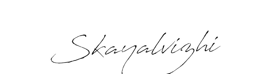 How to Draw Skayalvizhi signature style? Antro_Vectra is a latest design signature styles for name Skayalvizhi. Skayalvizhi signature style 6 images and pictures png