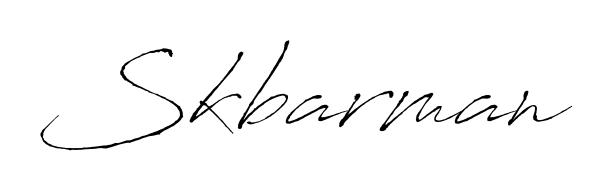 Antro_Vectra is a professional signature style that is perfect for those who want to add a touch of class to their signature. Get Skbarman name fancy signature for free. Skbarman signature style 6 images and pictures png