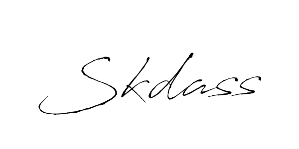 Make a beautiful signature design for name Skdass. With this signature (Antro_Vectra) style, you can create a handwritten signature for free. Skdass signature style 6 images and pictures png