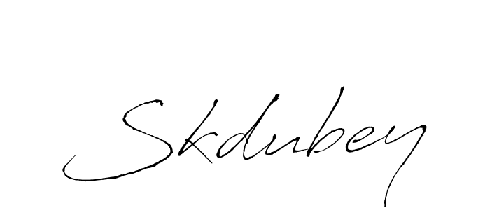 You should practise on your own different ways (Antro_Vectra) to write your name (Skdubey) in signature. don't let someone else do it for you. Skdubey signature style 6 images and pictures png