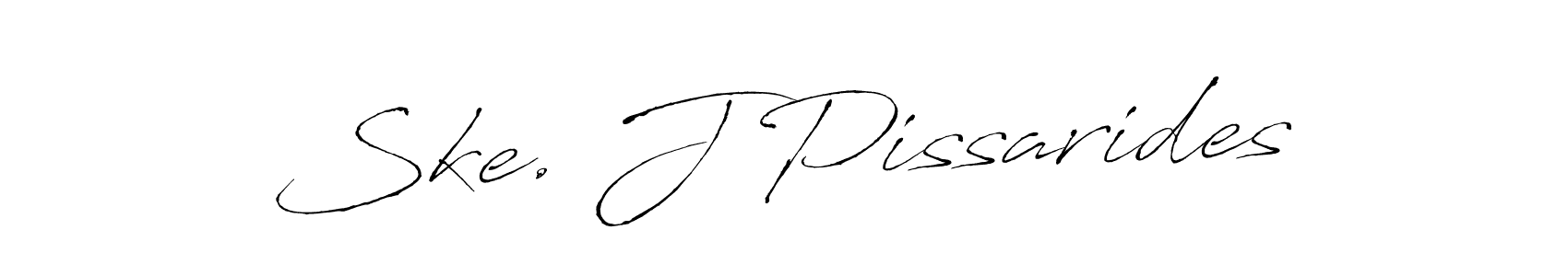 It looks lik you need a new signature style for name Ske. J Pissarides. Design unique handwritten (Antro_Vectra) signature with our free signature maker in just a few clicks. Ske. J Pissarides signature style 6 images and pictures png
