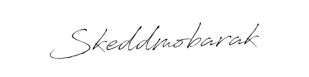 Design your own signature with our free online signature maker. With this signature software, you can create a handwritten (Antro_Vectra) signature for name Skeddmobarak. Skeddmobarak signature style 6 images and pictures png