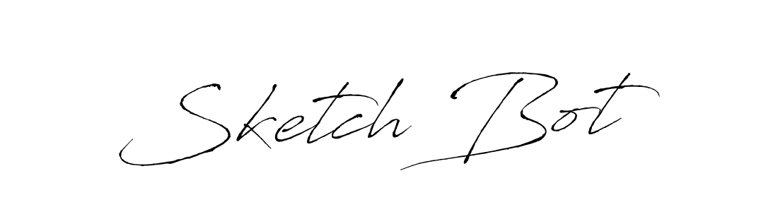 How to make Sketch Bot  signature? Antro_Vectra is a professional autograph style. Create handwritten signature for Sketch Bot  name. Sketch Bot  signature style 6 images and pictures png