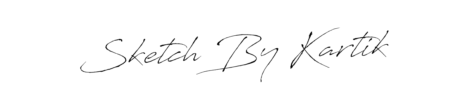 The best way (Antro_Vectra) to make a short signature is to pick only two or three words in your name. The name Sketch By Kartik include a total of six letters. For converting this name. Sketch By Kartik signature style 6 images and pictures png