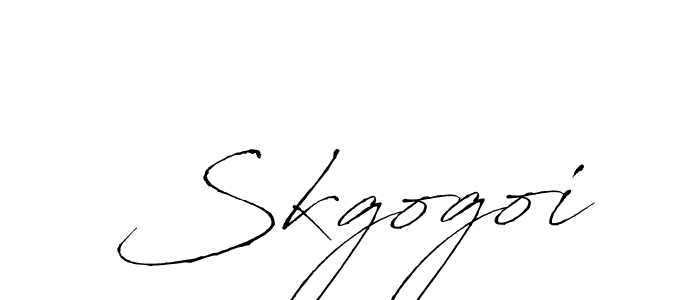 Antro_Vectra is a professional signature style that is perfect for those who want to add a touch of class to their signature. It is also a great choice for those who want to make their signature more unique. Get Skgogoi name to fancy signature for free. Skgogoi signature style 6 images and pictures png