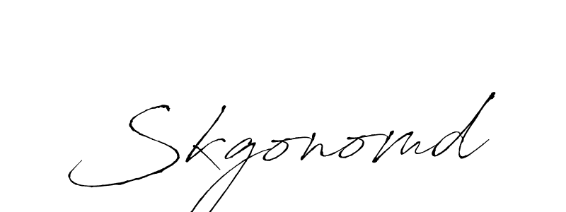 Once you've used our free online signature maker to create your best signature Antro_Vectra style, it's time to enjoy all of the benefits that Skgonomd name signing documents. Skgonomd signature style 6 images and pictures png