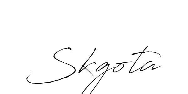 if you are searching for the best signature style for your name Skgota. so please give up your signature search. here we have designed multiple signature styles  using Antro_Vectra. Skgota signature style 6 images and pictures png