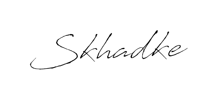 How to Draw Skhadke signature style? Antro_Vectra is a latest design signature styles for name Skhadke. Skhadke signature style 6 images and pictures png