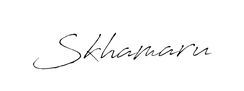 You can use this online signature creator to create a handwritten signature for the name Skhamaru. This is the best online autograph maker. Skhamaru signature style 6 images and pictures png