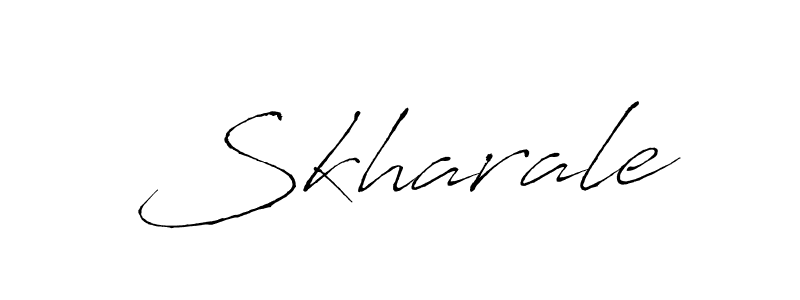 Once you've used our free online signature maker to create your best signature Antro_Vectra style, it's time to enjoy all of the benefits that Skharale name signing documents. Skharale signature style 6 images and pictures png