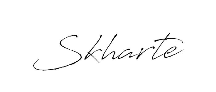 How to Draw Skharte signature style? Antro_Vectra is a latest design signature styles for name Skharte. Skharte signature style 6 images and pictures png