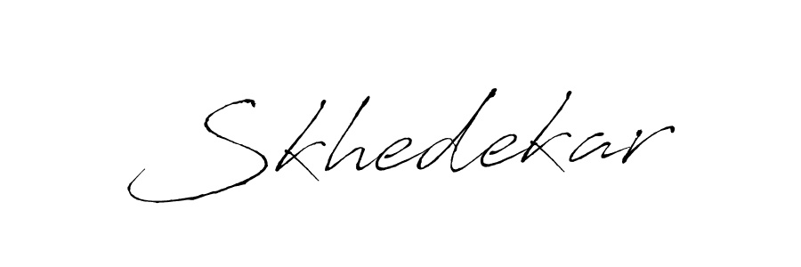 Use a signature maker to create a handwritten signature online. With this signature software, you can design (Antro_Vectra) your own signature for name Skhedekar. Skhedekar signature style 6 images and pictures png